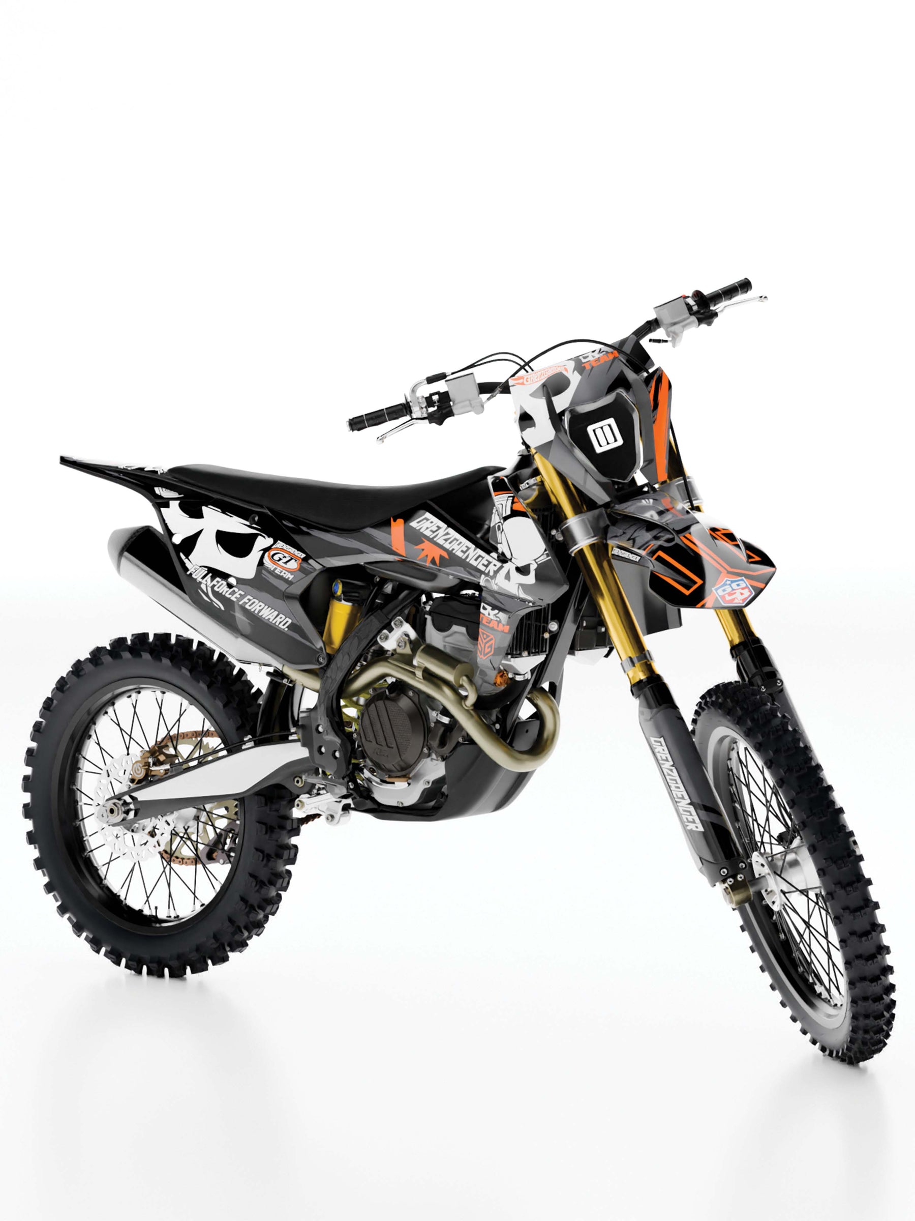 Grenzgaenger Race Graphics orange - Main Image