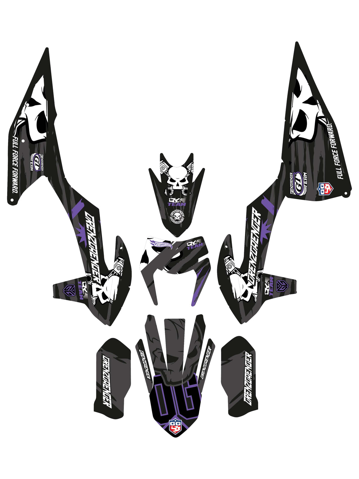 Grenzgaenger Race Graphics purple