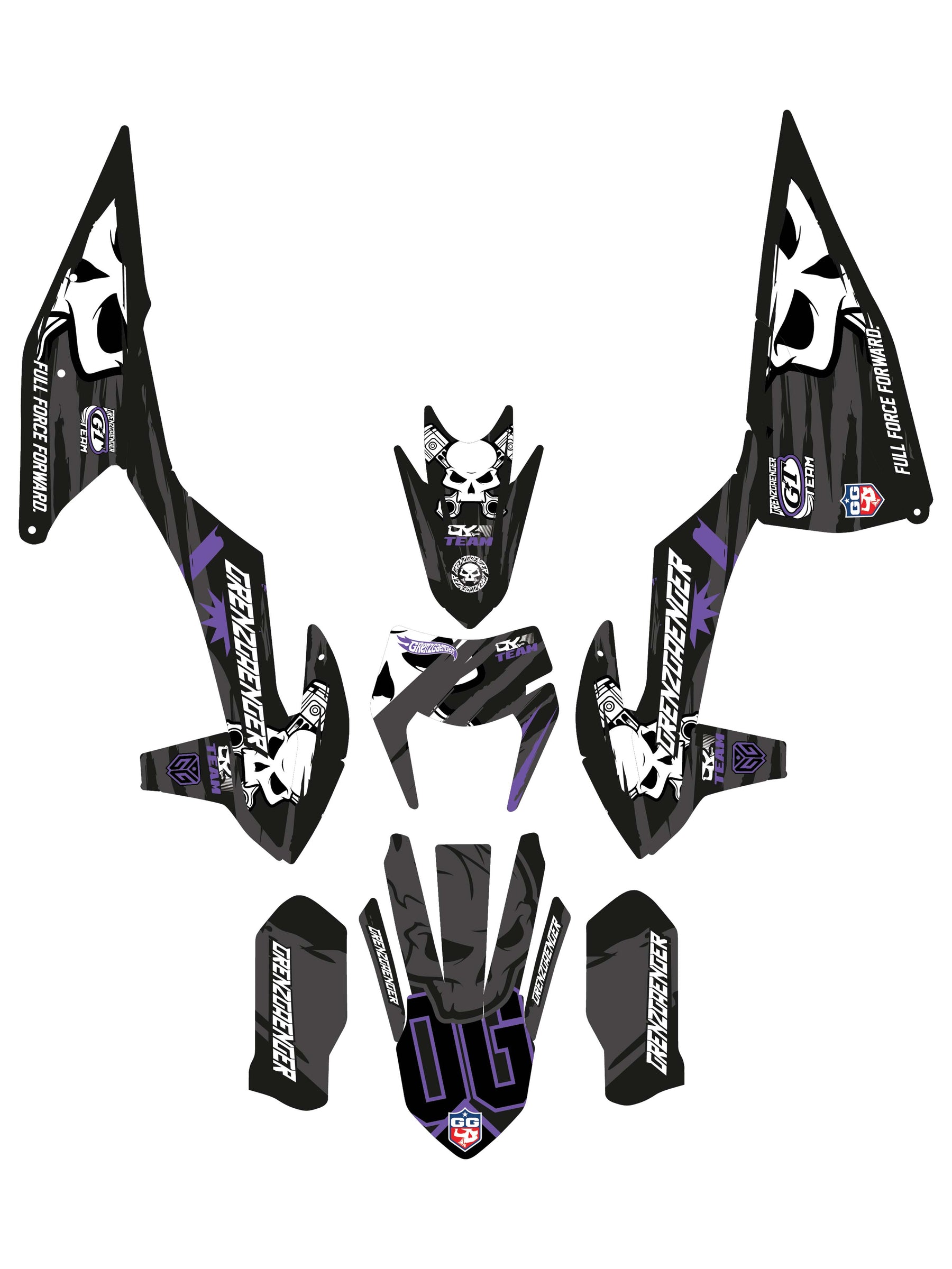 Grenzgaenger Race Graphics purple
