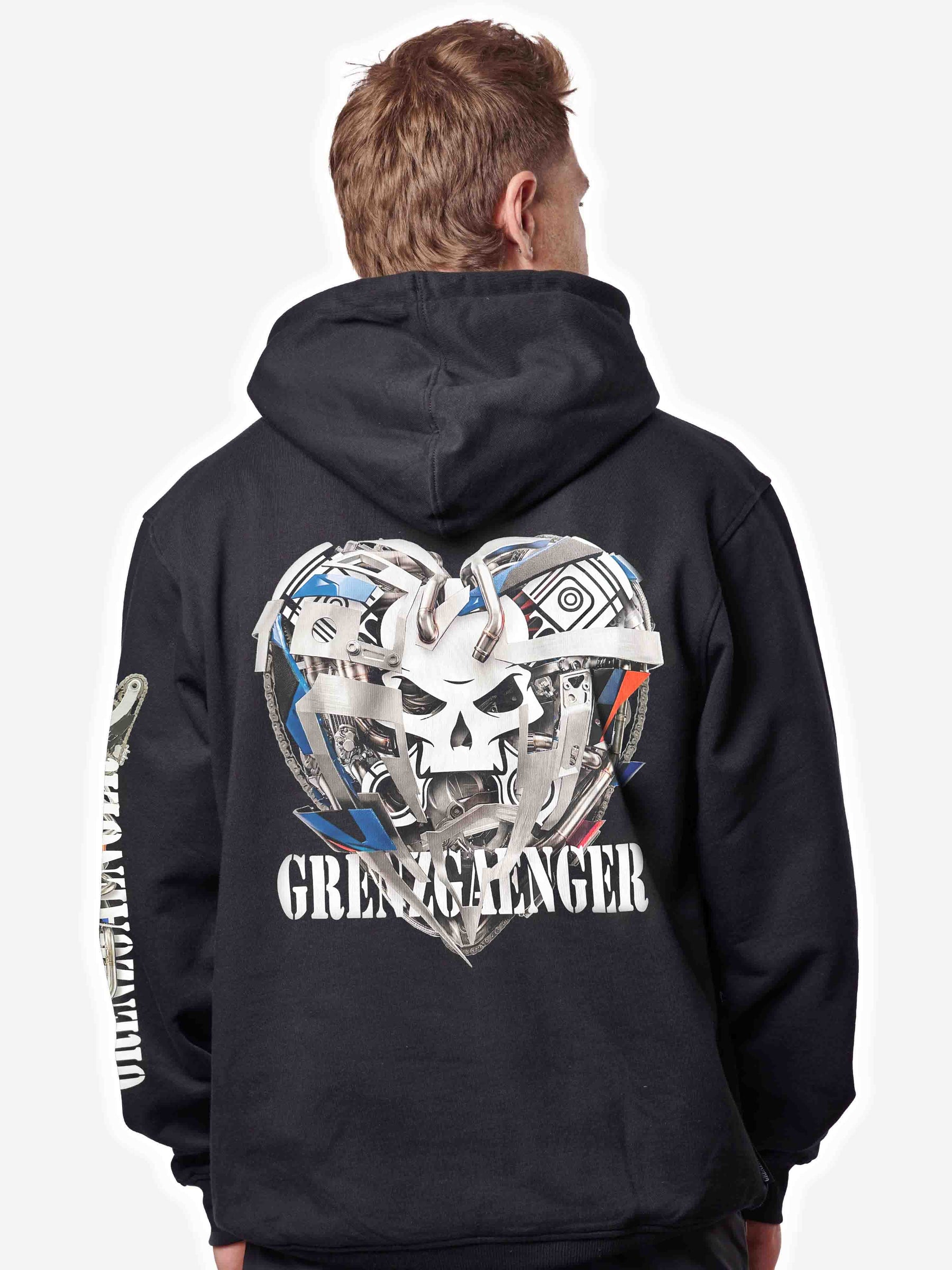 24H Skull Hearts Hoodie