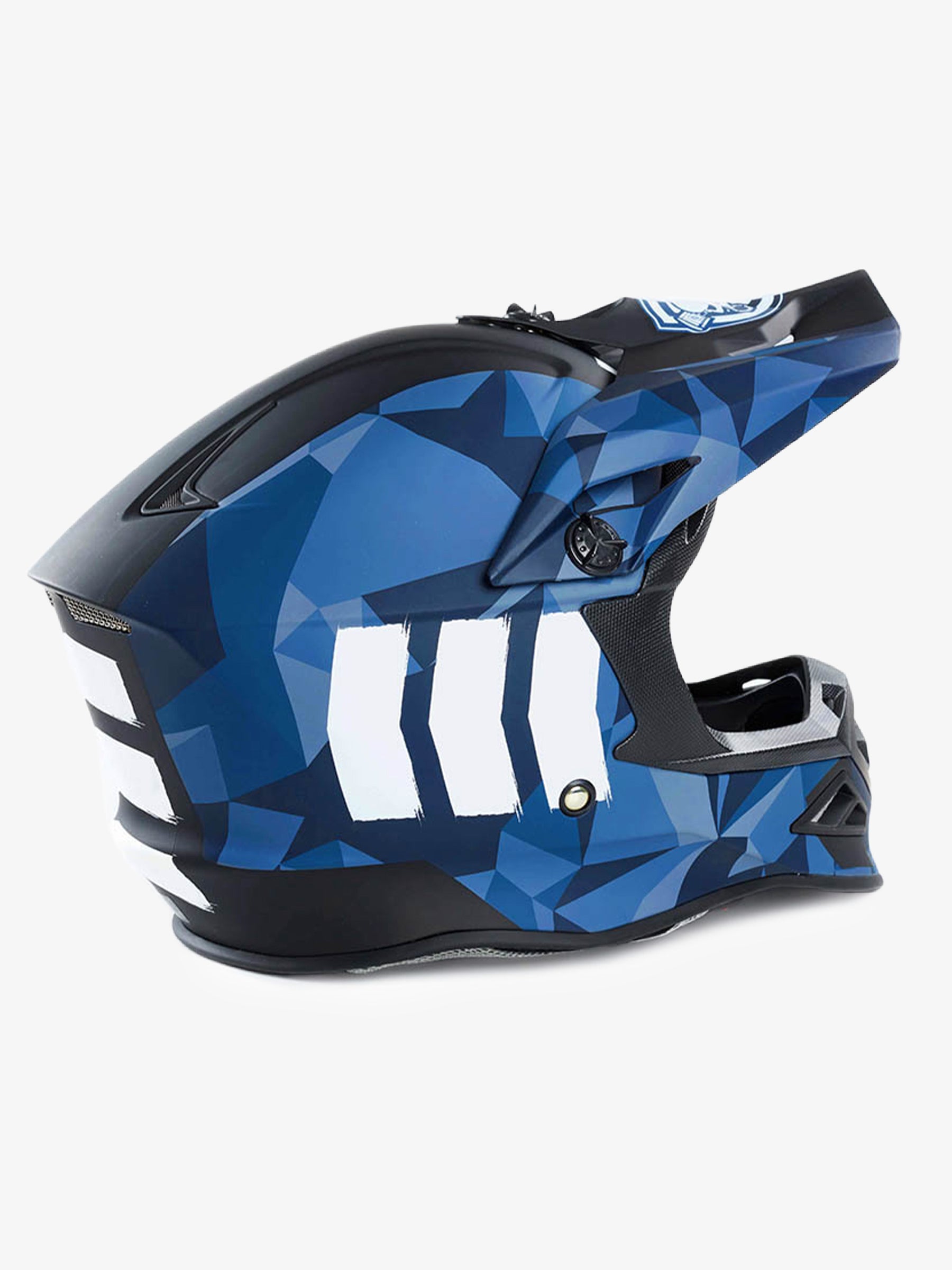 MX Race Helmet Blue