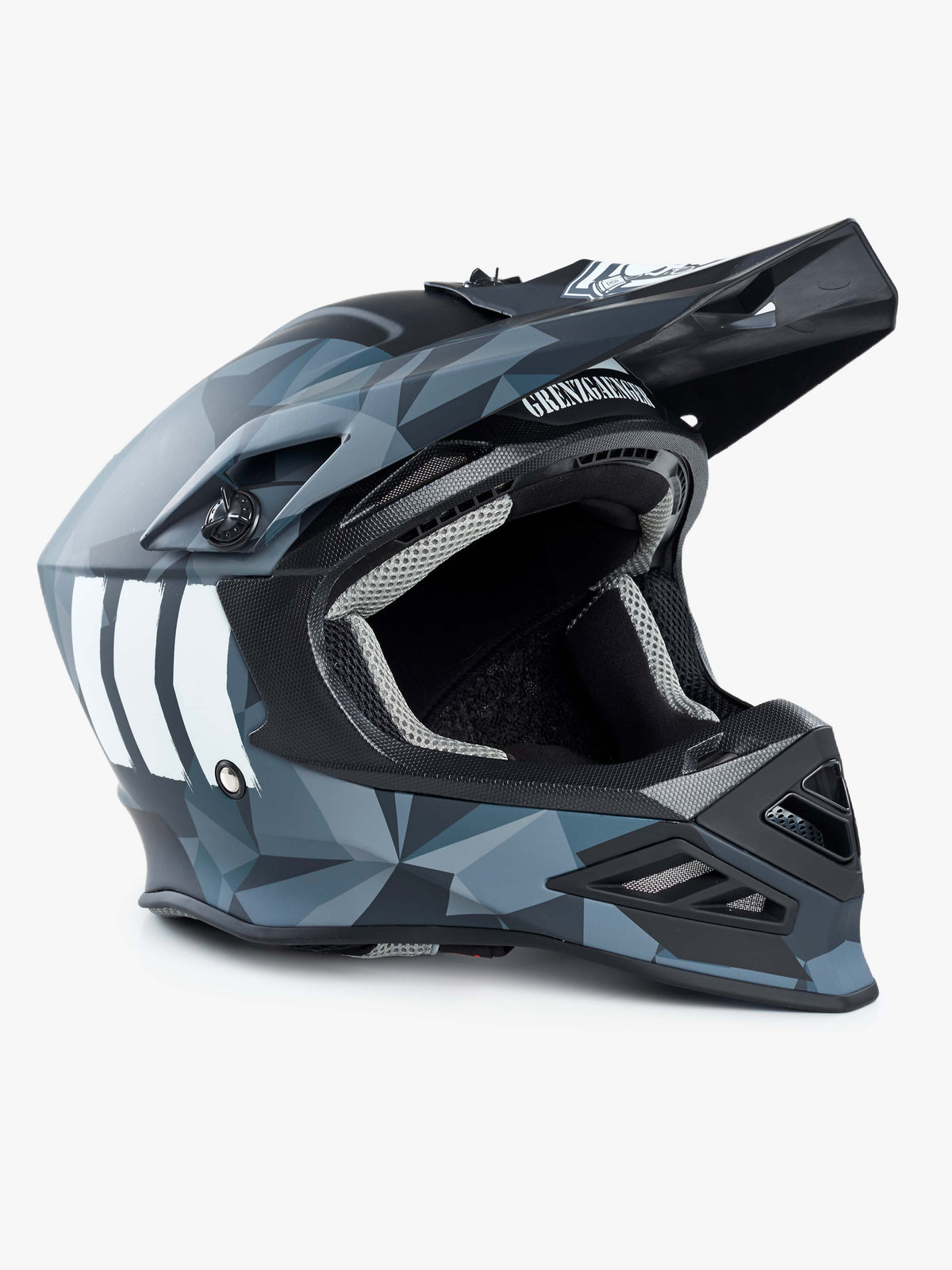 MX Race Helmet Grey