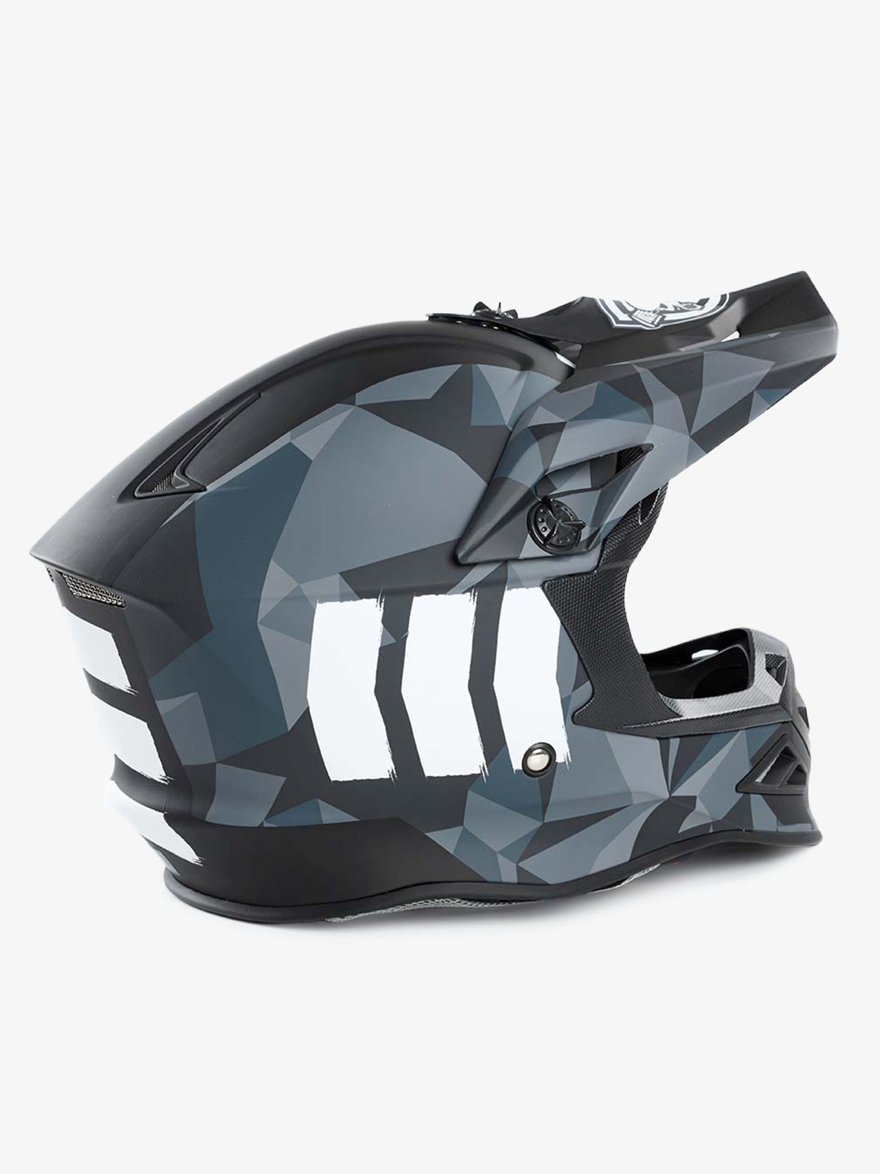 MX Race Helmet Grey