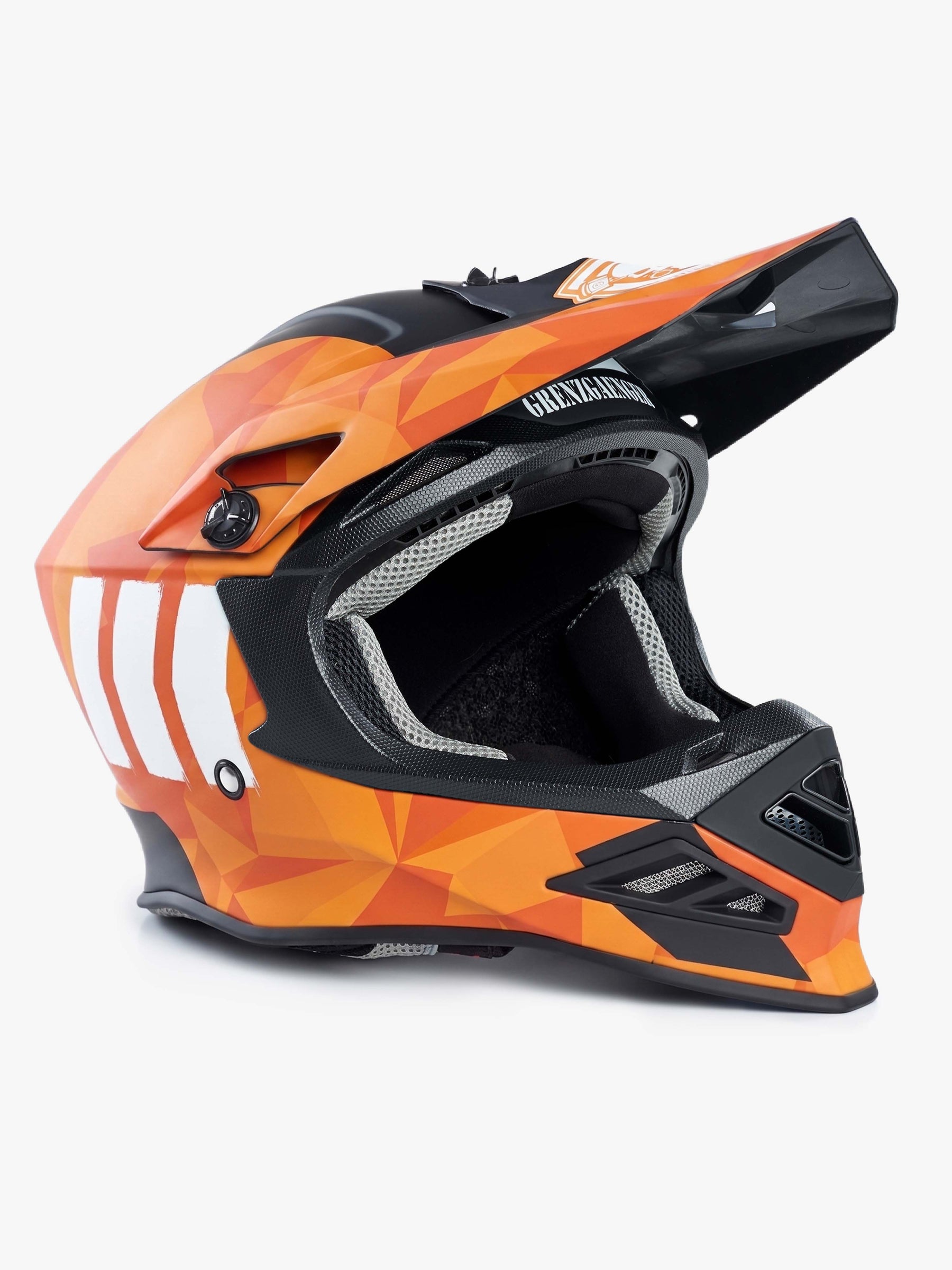 MX Race Helmet Orange