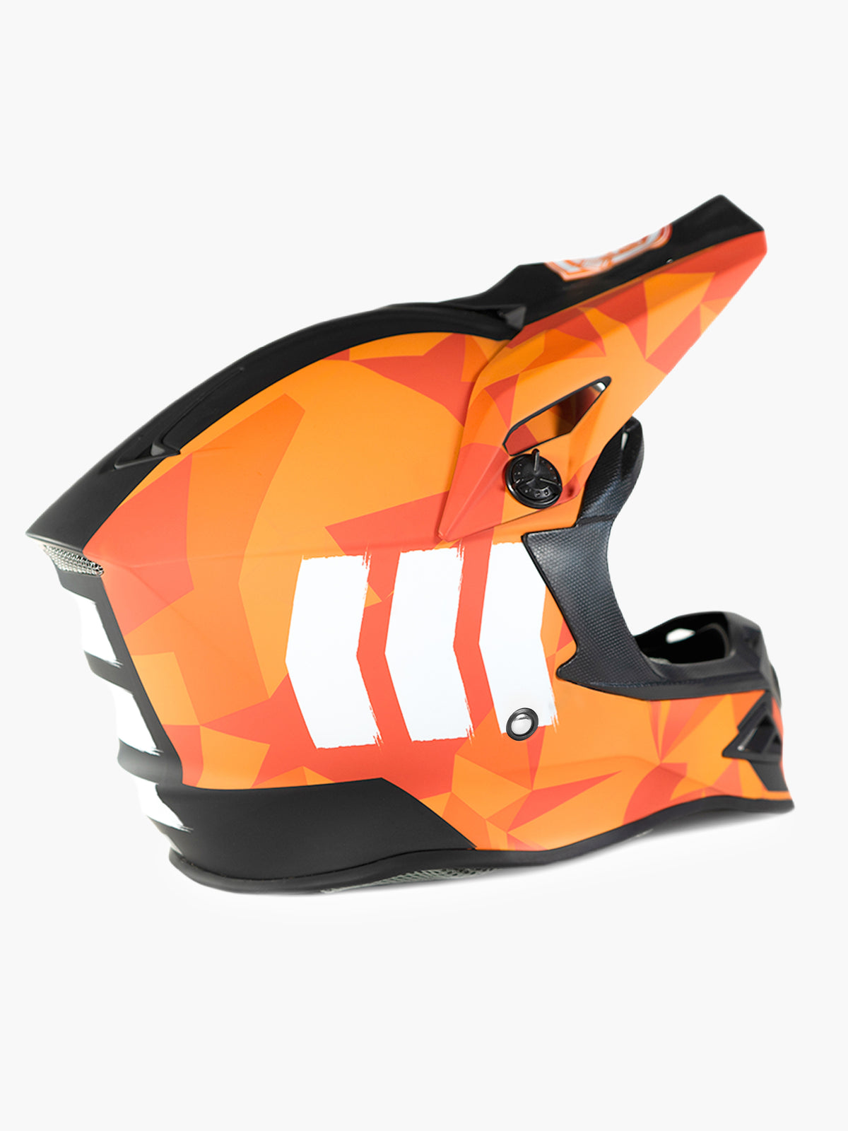 MX Race Helmet Orange