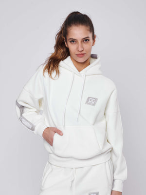 Sherpa Hoodie Women White