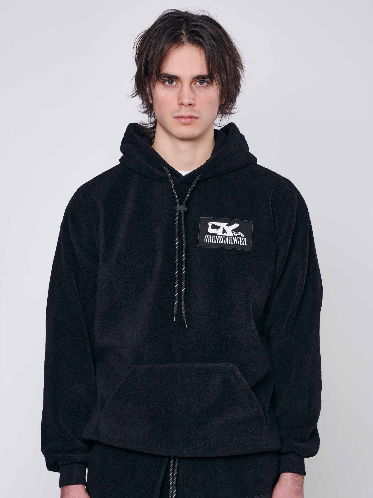 Sherpa  Hoodie Black