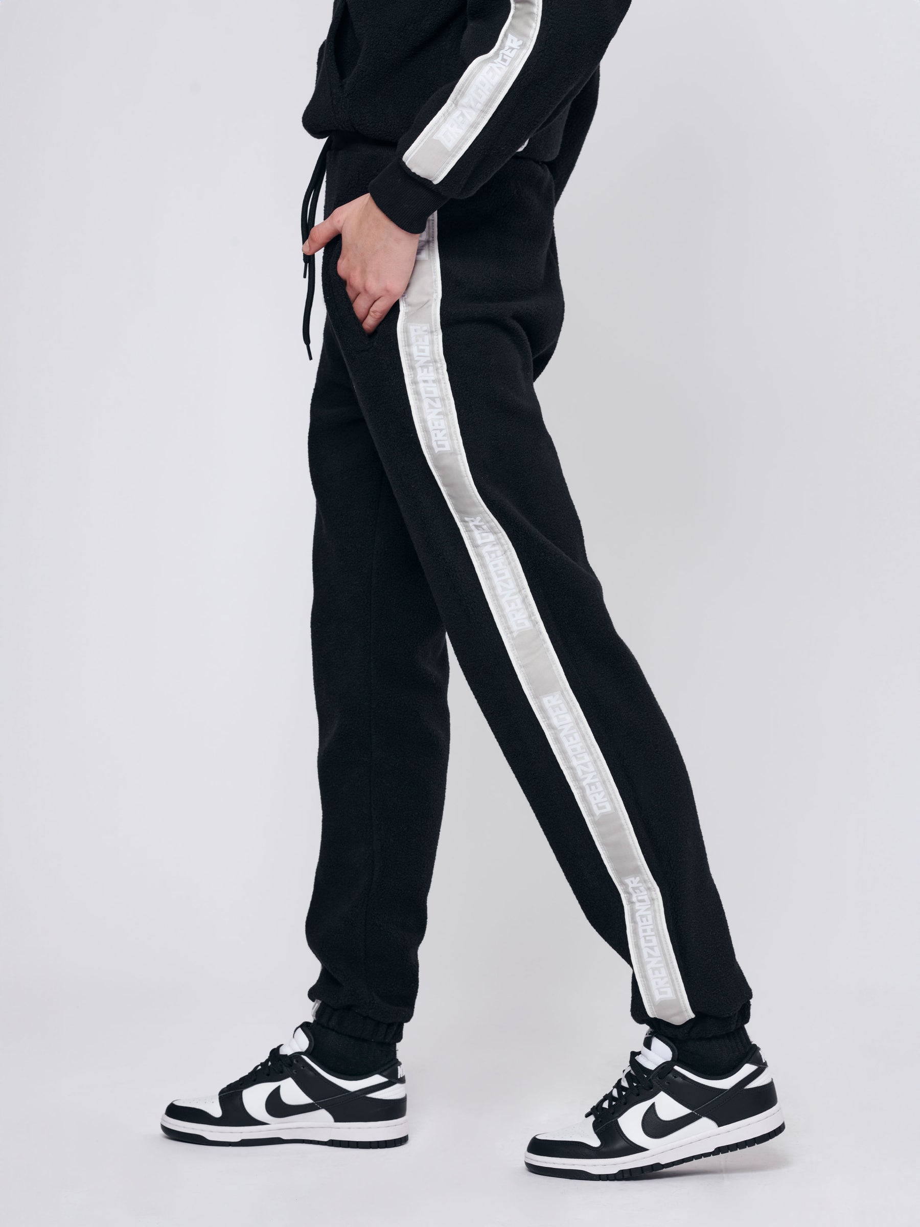 Sherpa Sweatpants Women Black