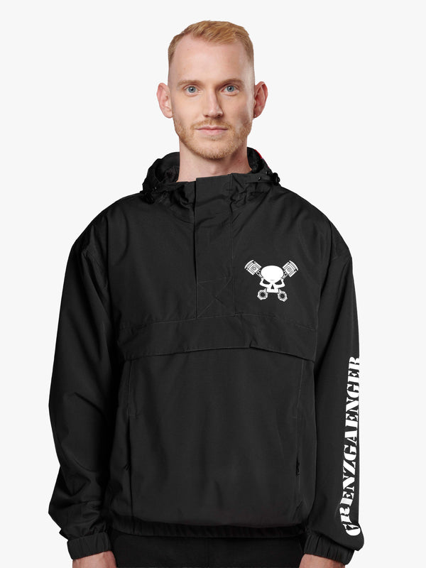 Skull Windbreaker Black