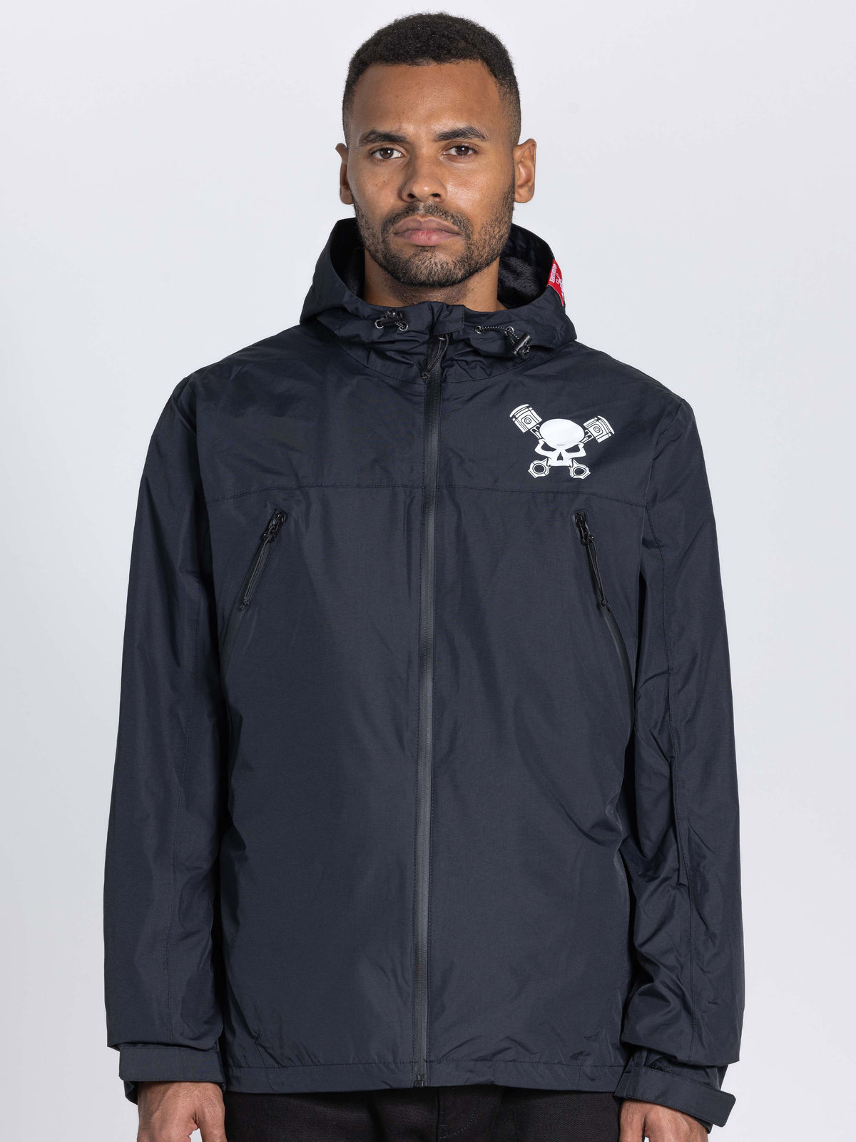 Skull Shell Jacket Black