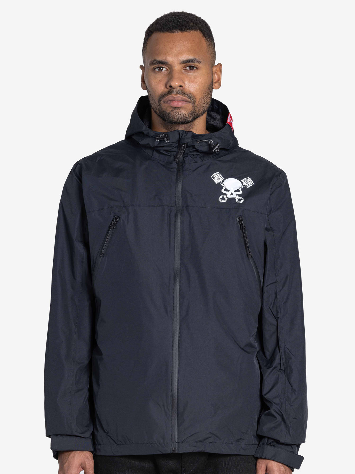 Skull Shell Jacket Black