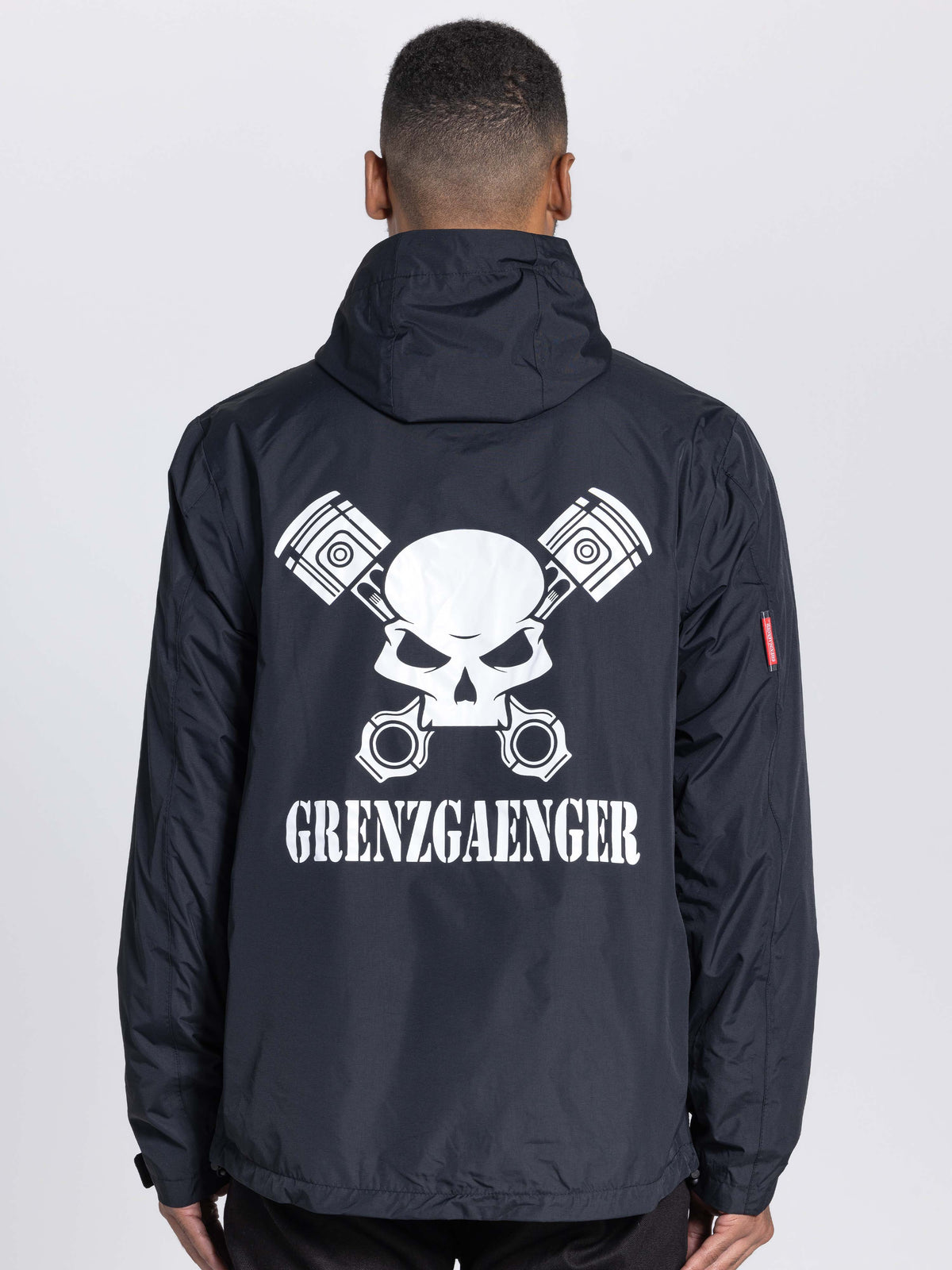Skull Shell Jacket Black