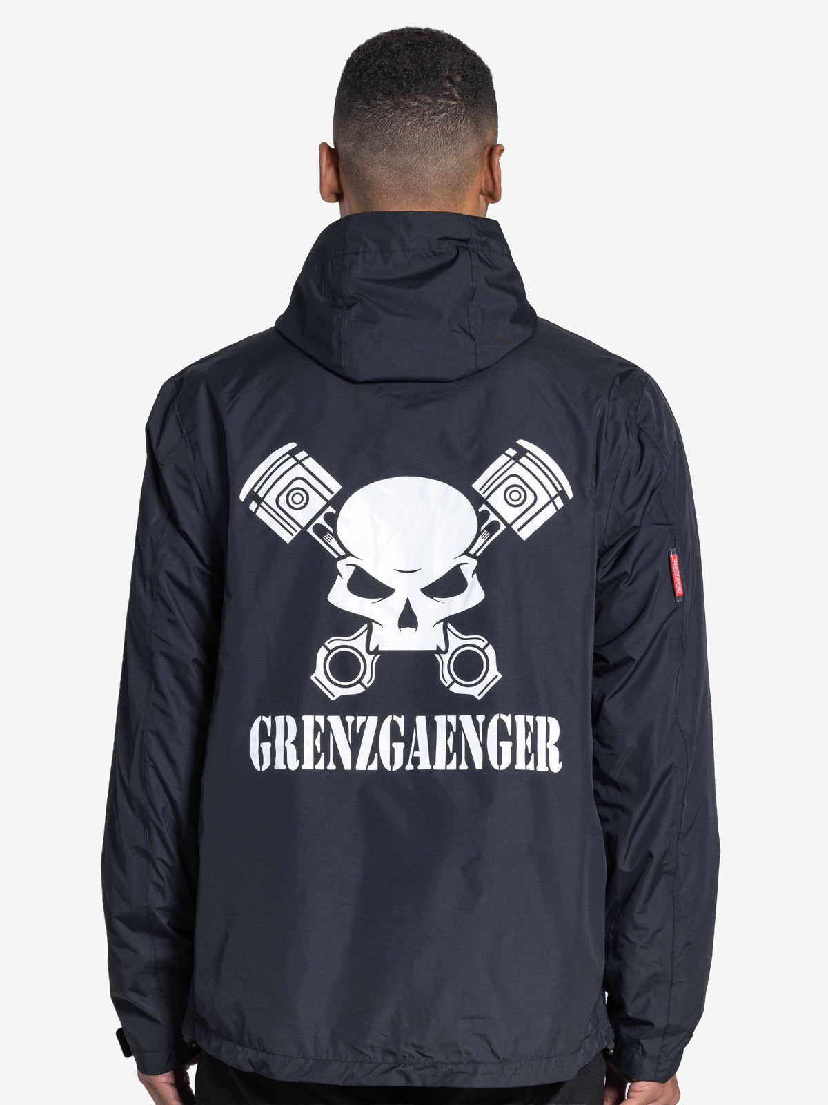 Skull Shell Jacket Black