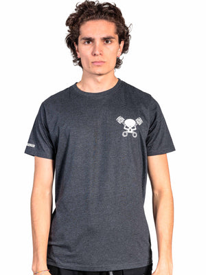 Skull Tee Men Grey