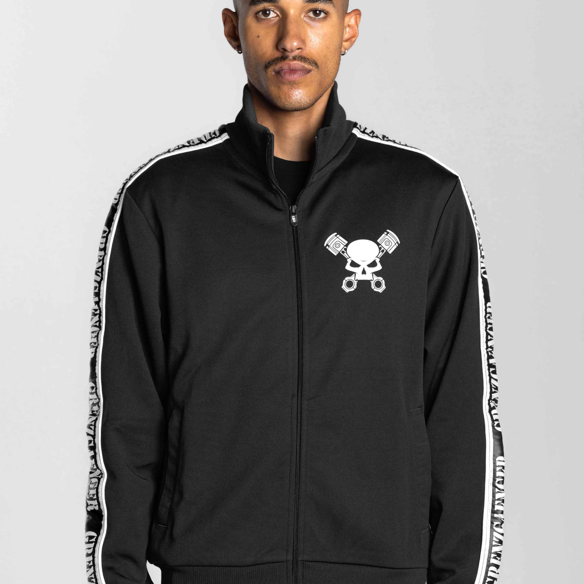 トップス crank lace line track jacket black adidas Originals FIREBIRD FITTED TRACK - Bomber Jacket