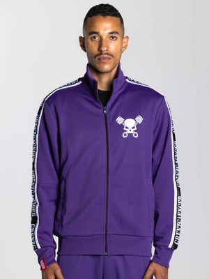 Skull Track Jacket Purple