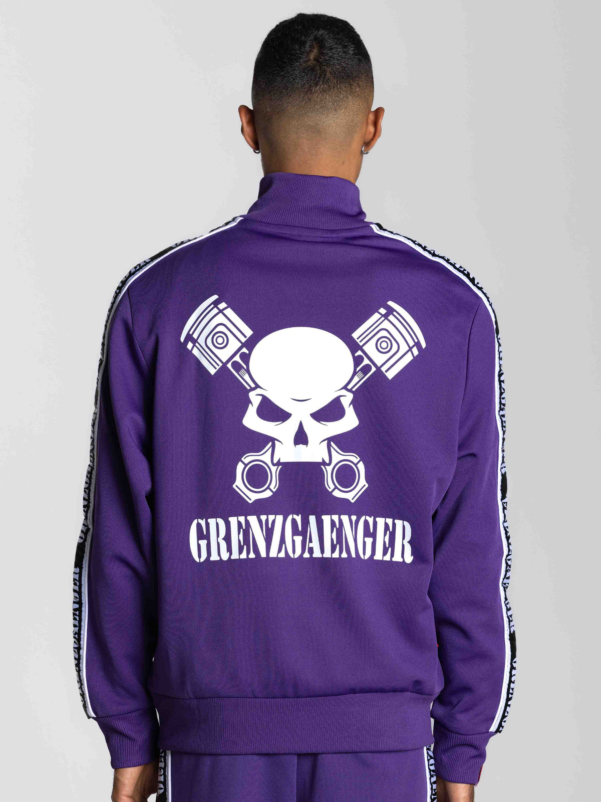 Skull Track Jacket Purple