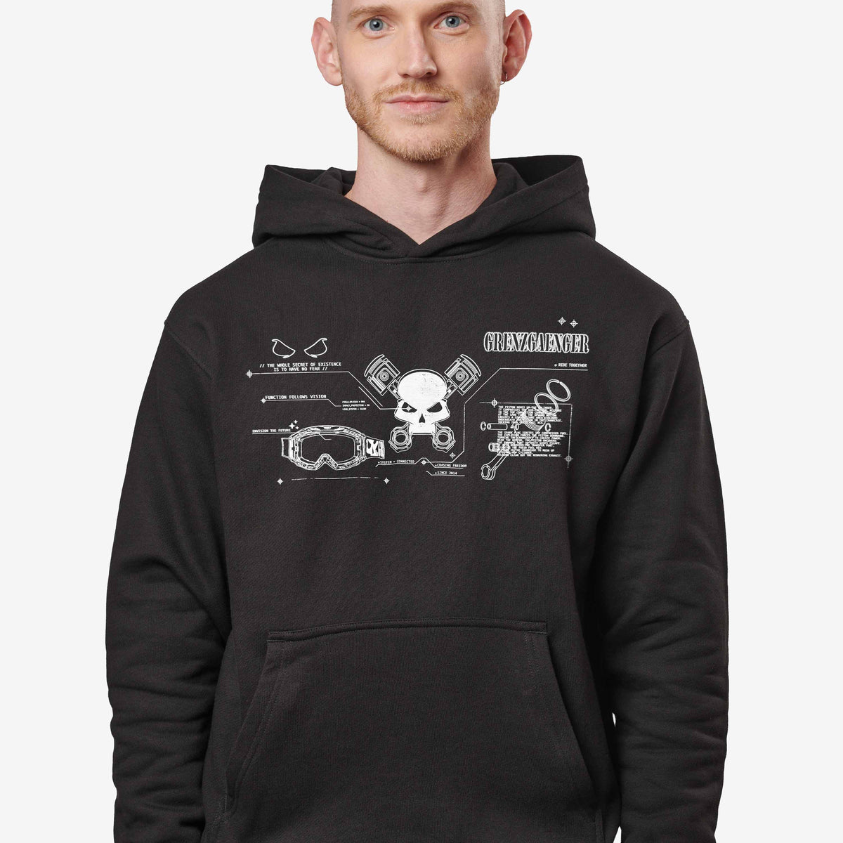 24h Grenzgaenger Specs Hoodie