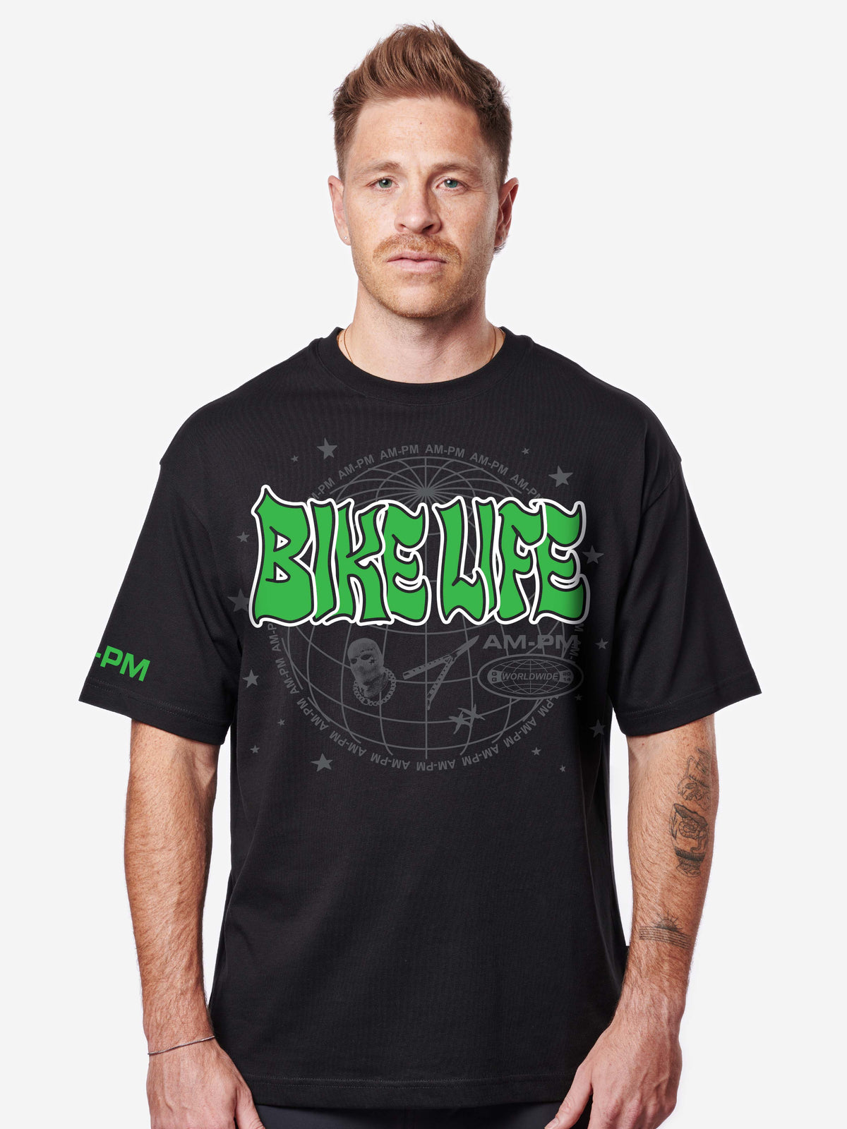 Bikelife Tee Green/Black