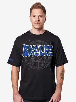 Bikelife Tee Blue/Black