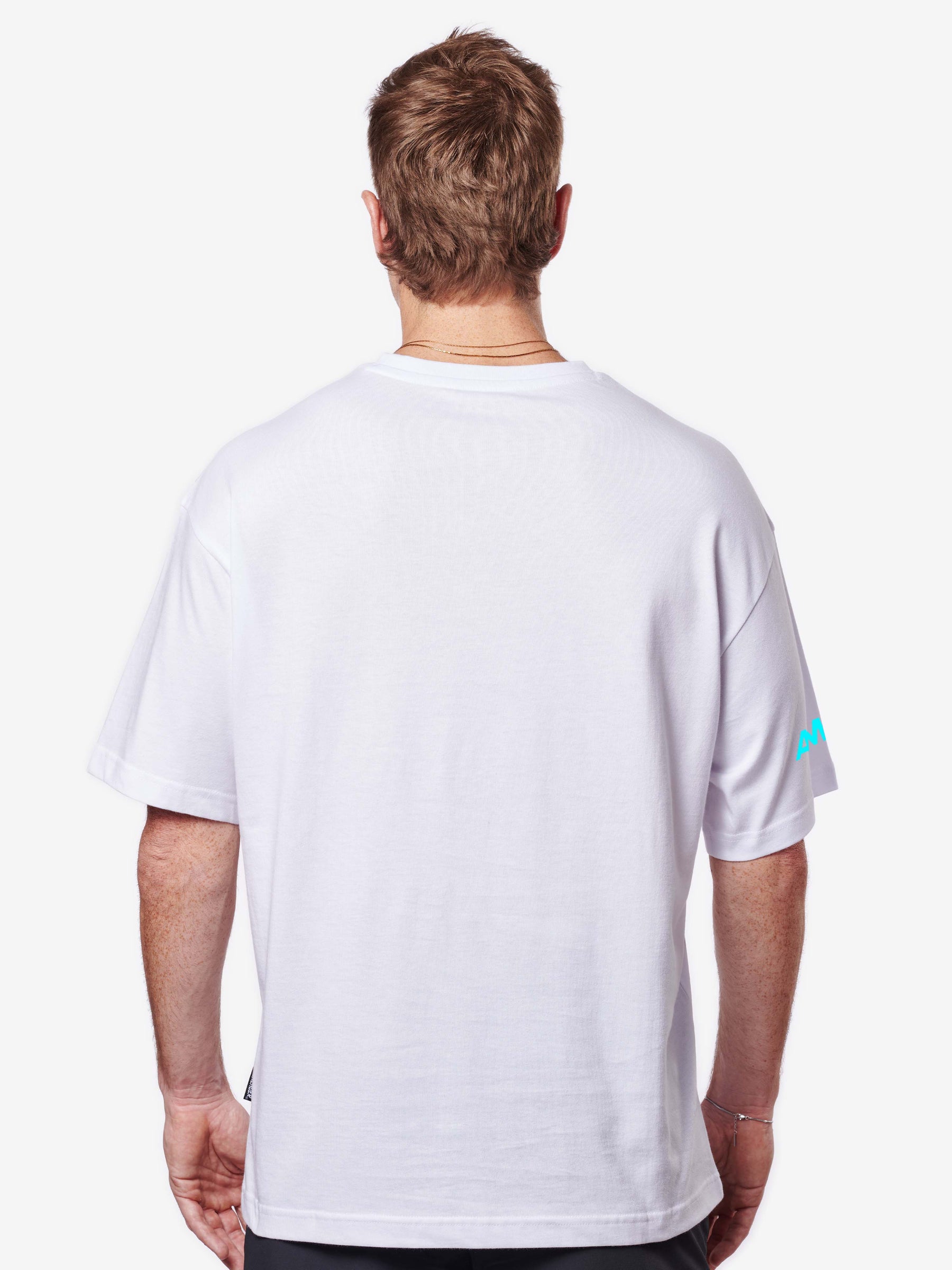 Bikelife Tee Turquoise/White