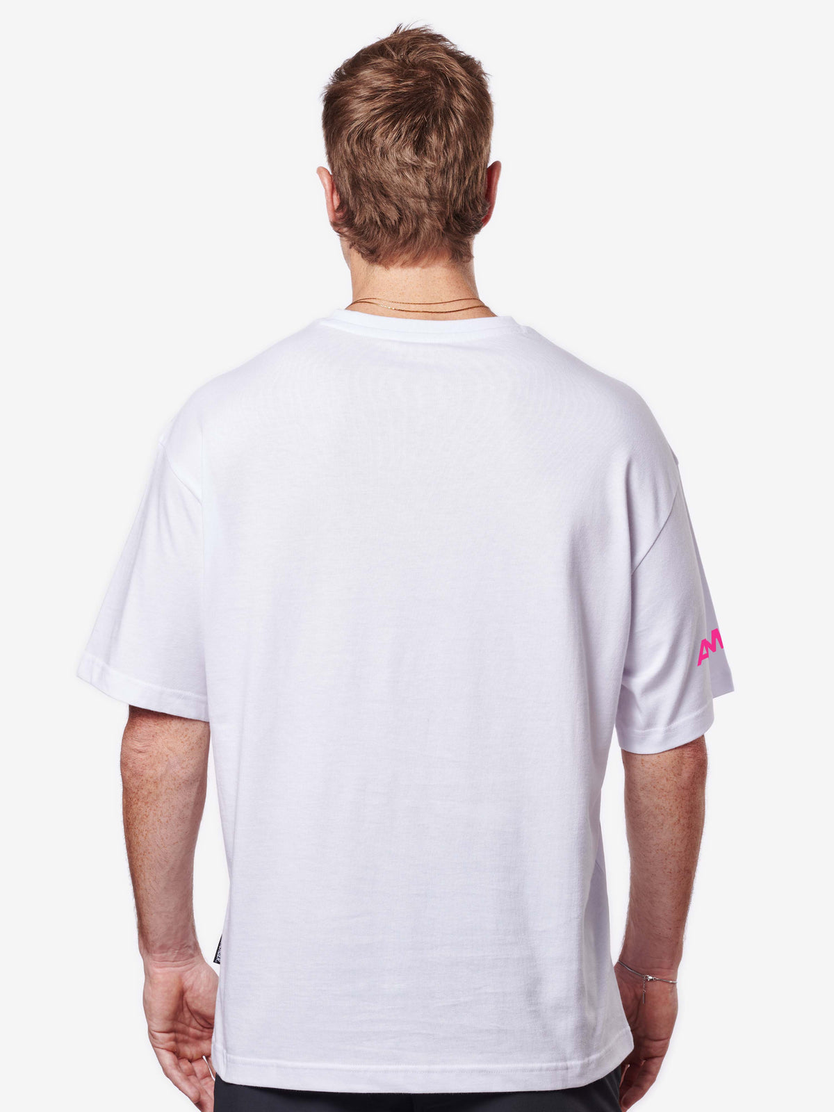 Bikelife Tee Pink/White