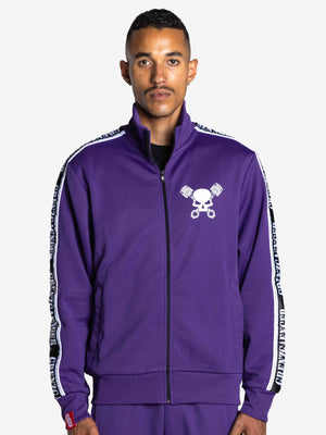 Skull Track Jacket Purple