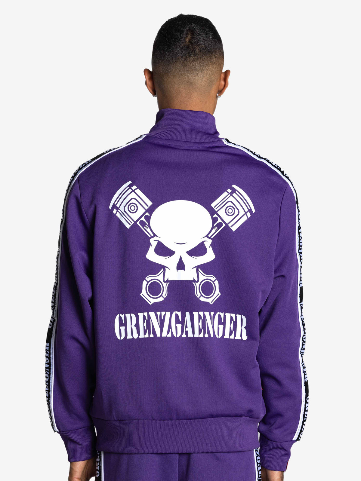 Skull Track Jacket Purple