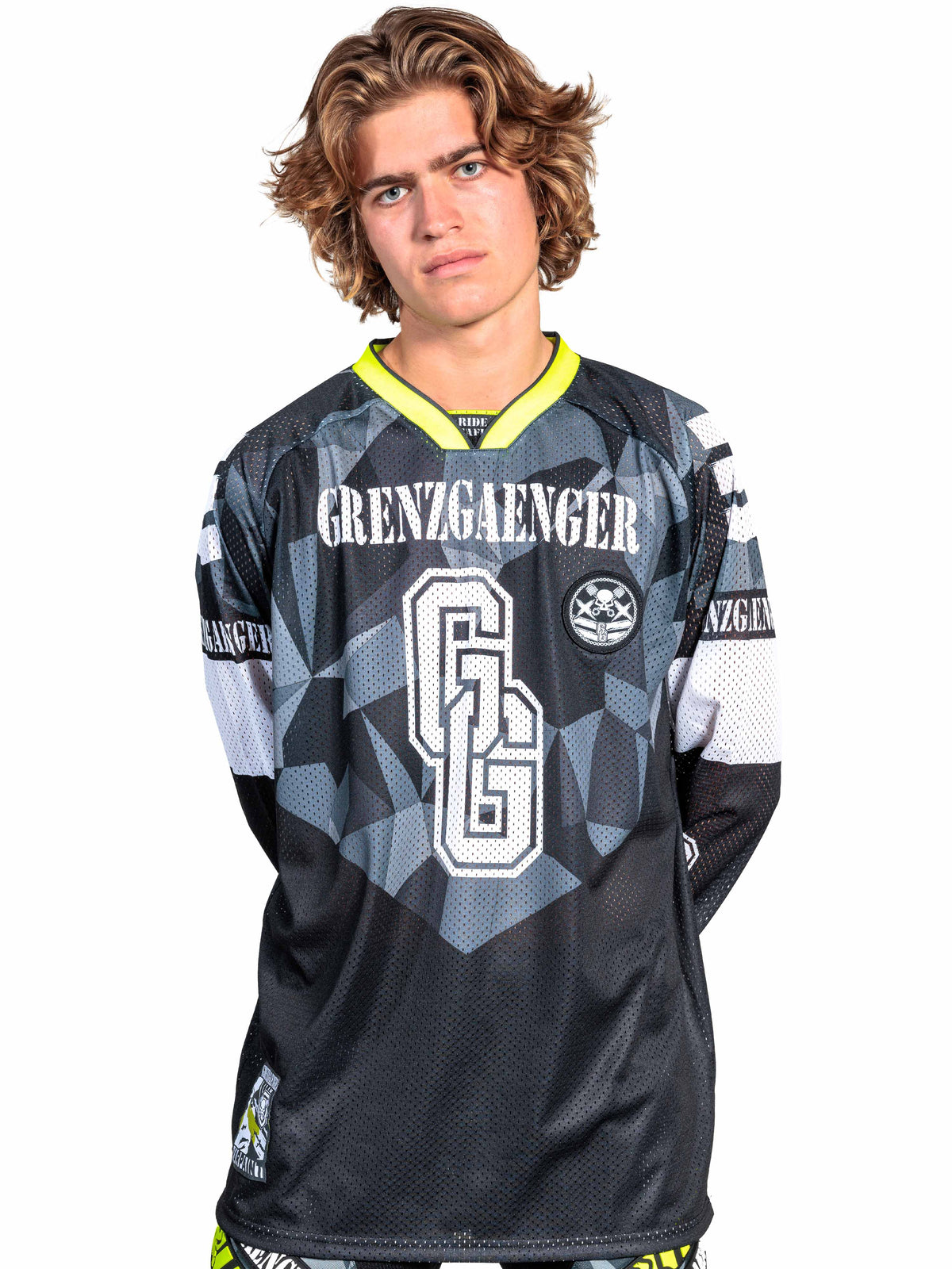 MX Race Jersey Grey
