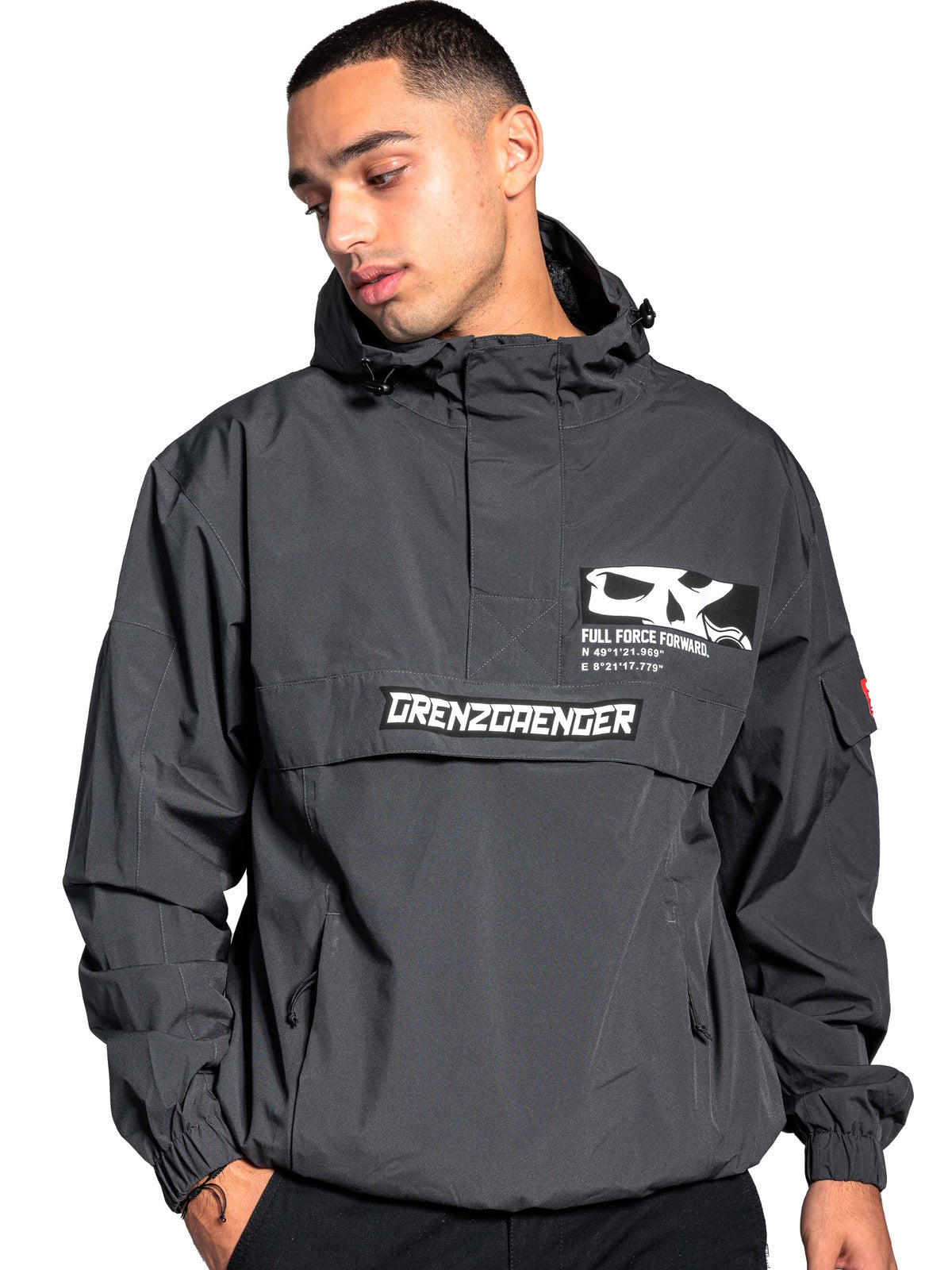 Windbreaker charcoal grey