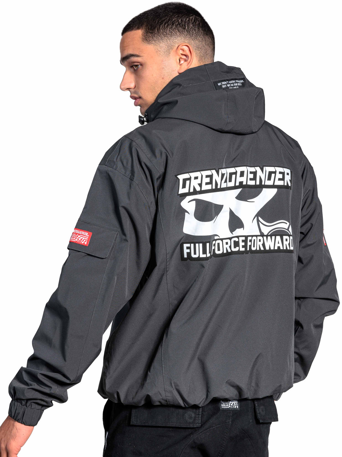 Windbreaker charcoal grey