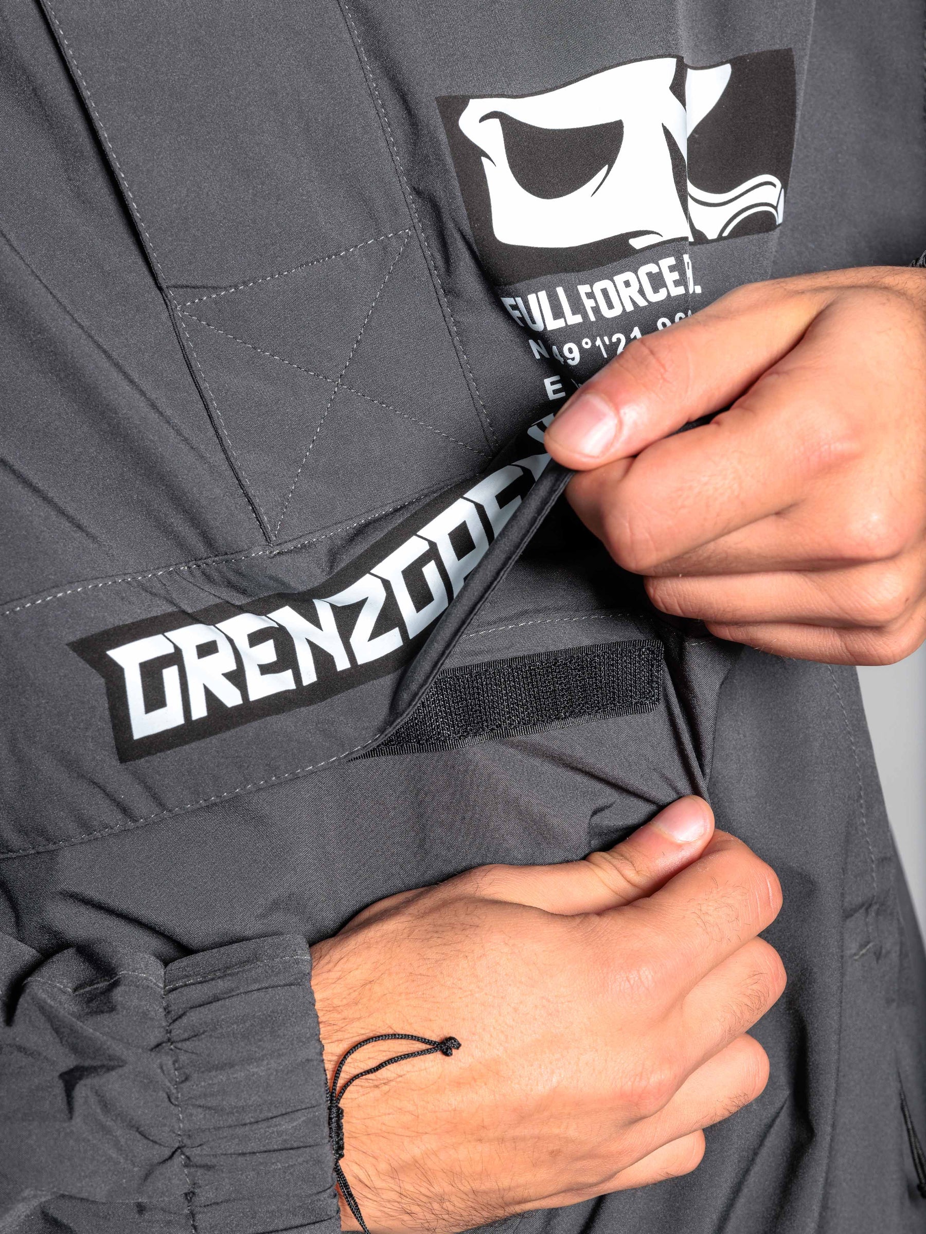 Windbreaker charcoal grey
