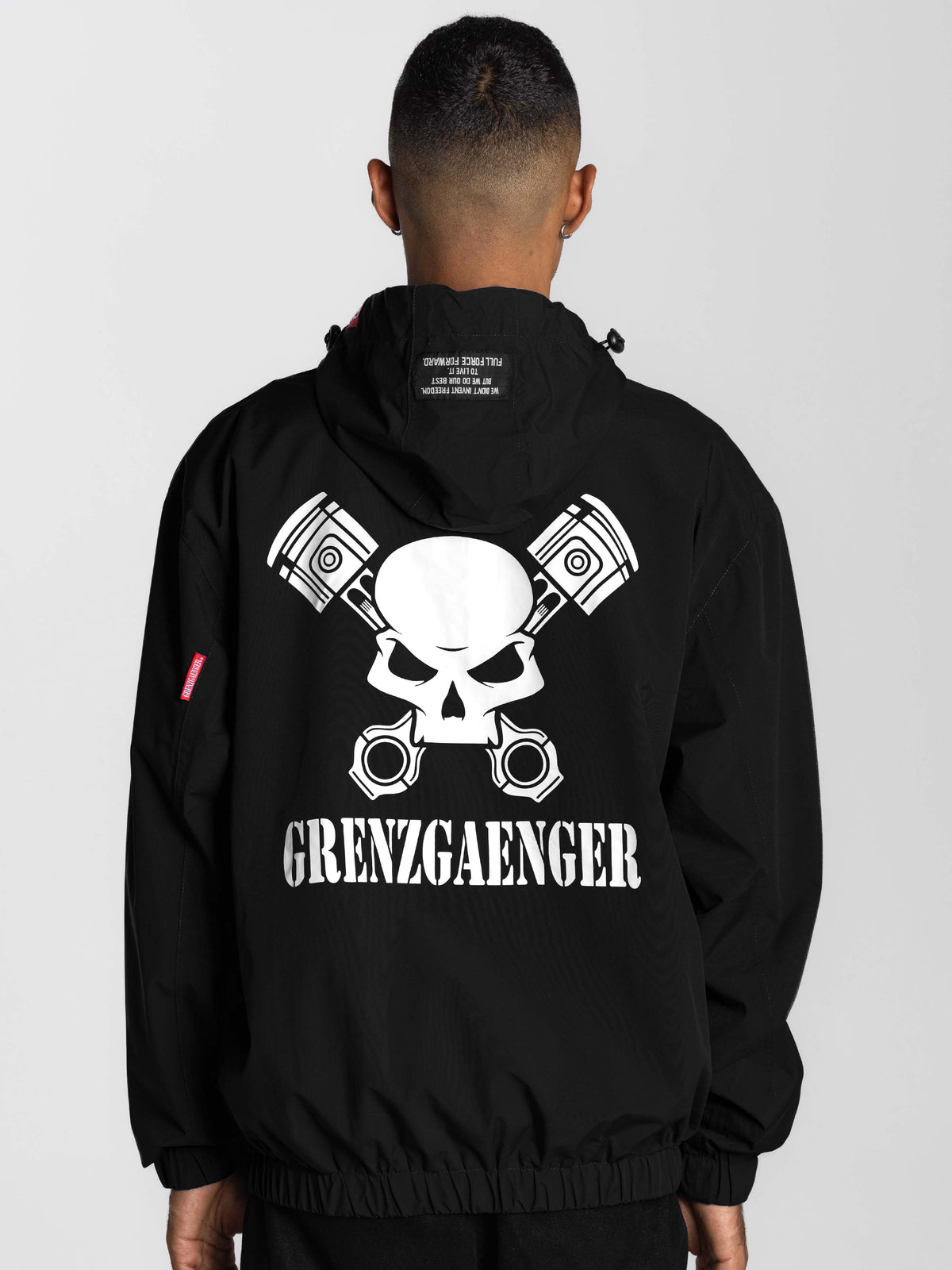 Skull Windbreaker Black