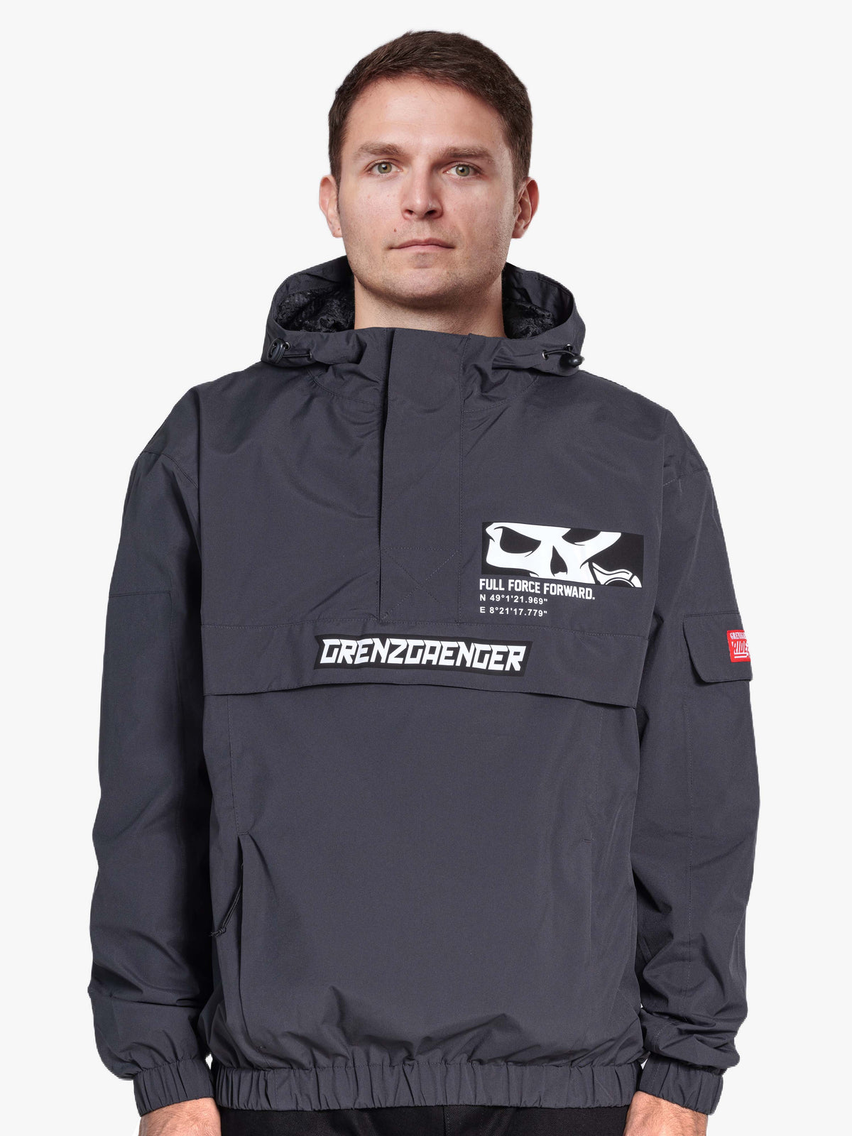 Windbreaker charcoal grey