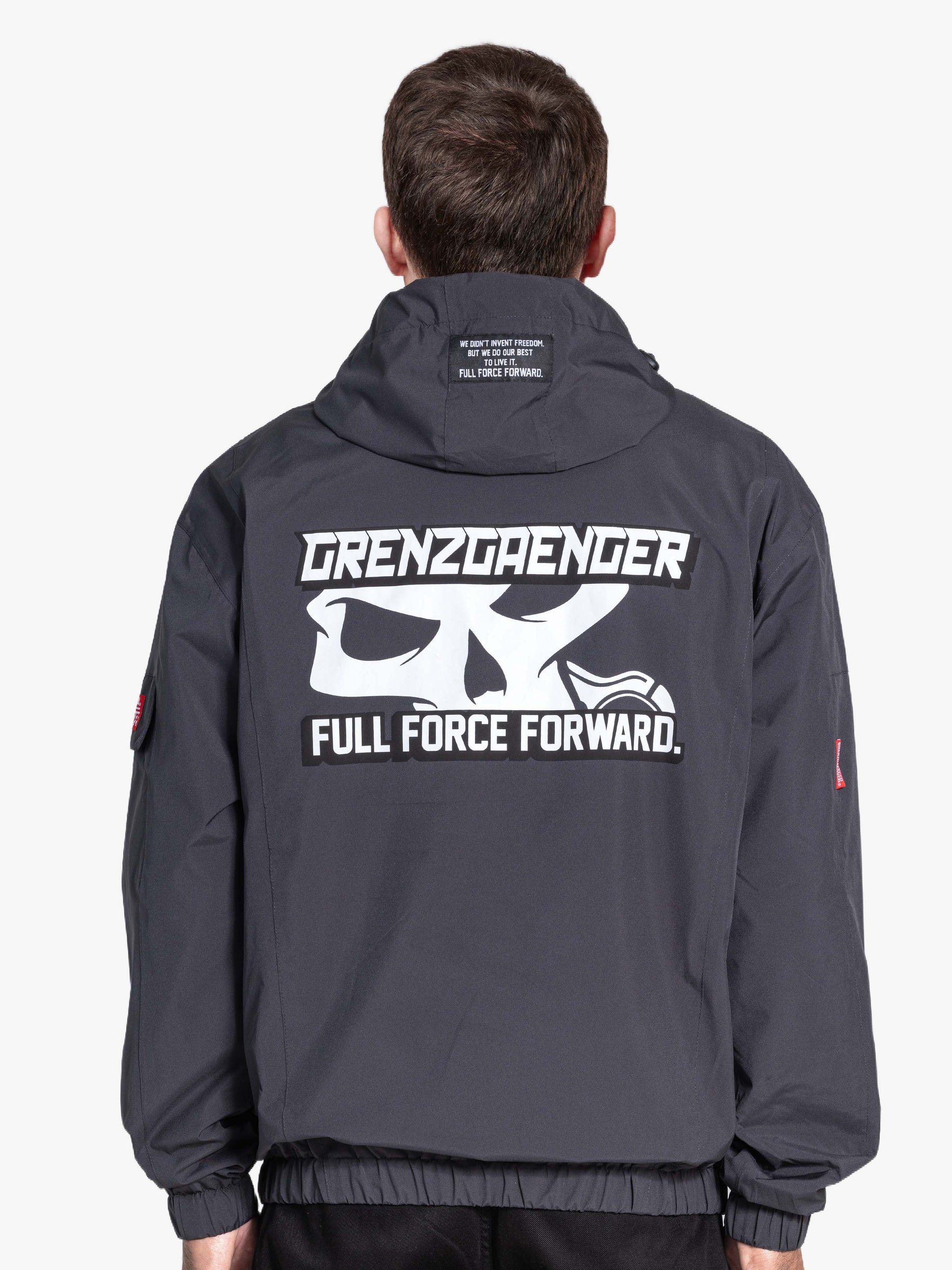 Windbreaker charcoal grey