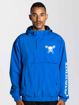 Skull Windbreaker Blue