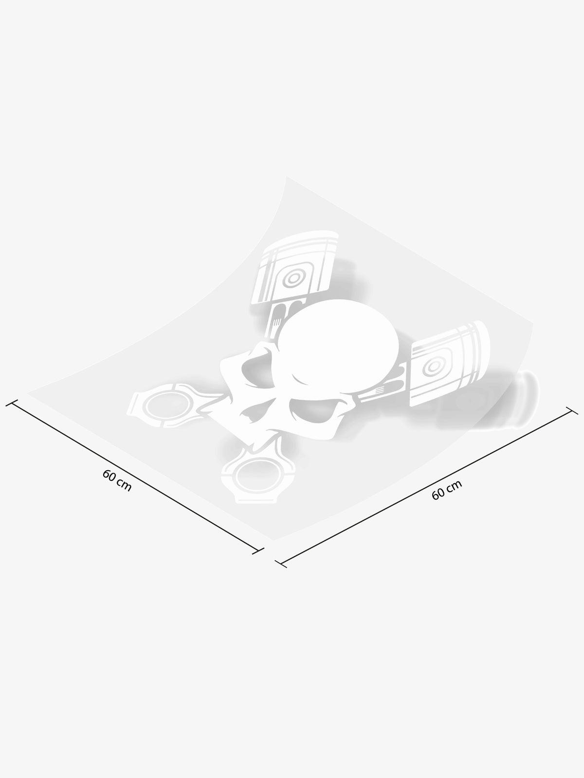 XXL Skull Sticker